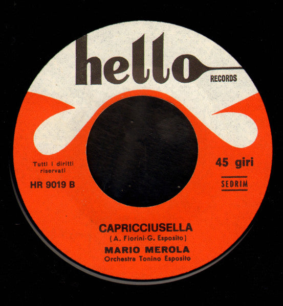 Mario Merola – Ciente Appuntamente (7", Italy - 1969)