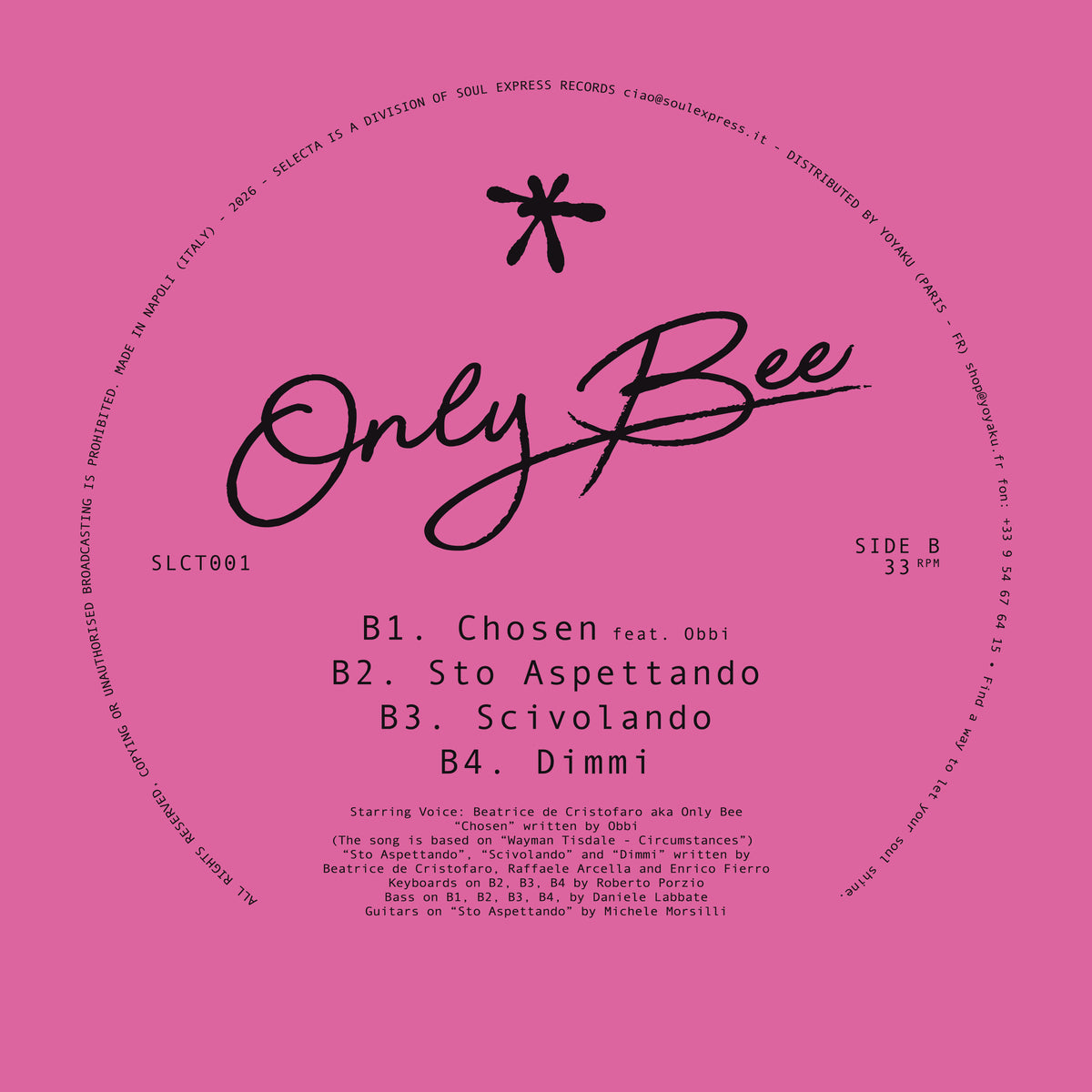 PRE-ORDER - Only Bee - Only Bee (LP, Album - Italy)