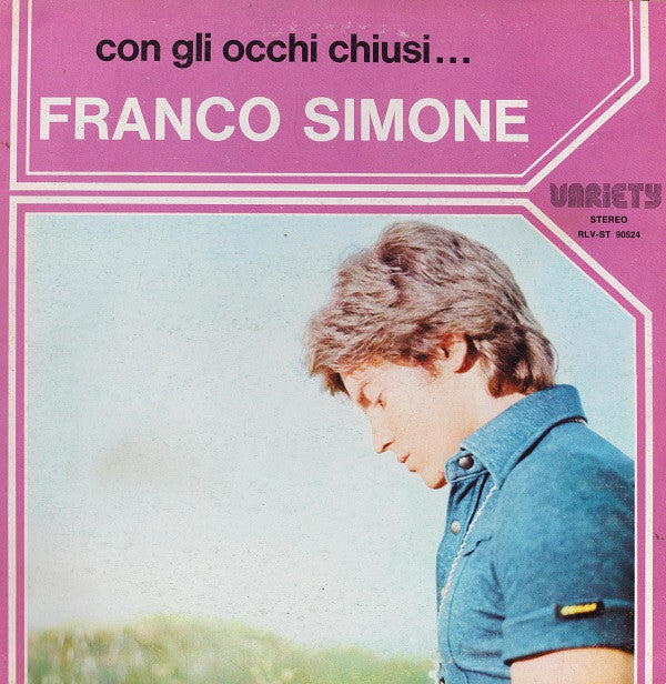 Franco Simone - Con Gli Occhi Chiusi (LP, Album - Italy)
