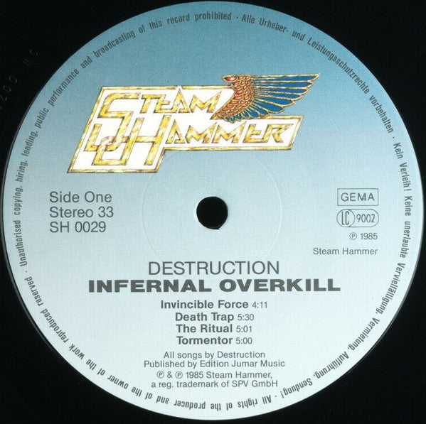 Destruction – Infernal Overkill (LP, 33 RPM - Germany)