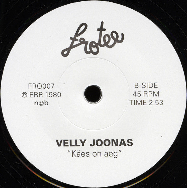 Velly Joonas – Stopp, Seisku Aeg! (7", 45 RPM - Estonia)