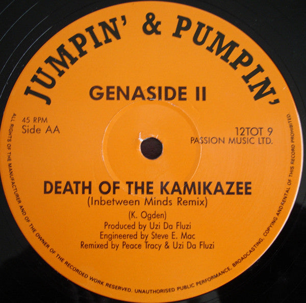 Genaside II – The Alchemist / Death Of The Kamikazee (12", UK - 1990)