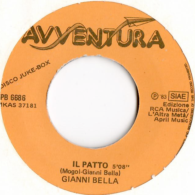 Ivan Graziani / Gianni Bella – Il Chitarrista / Il Patto (7", 45 RPM - Italy)
