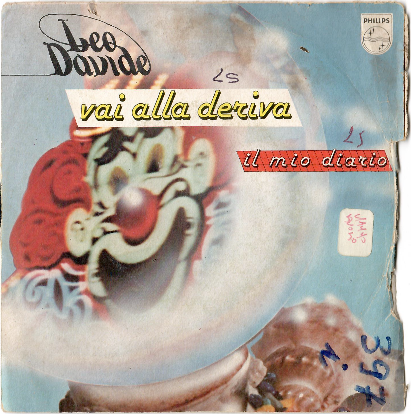 Leo Davide - Vai Alla Deriva (7", 45 RPM - Italy)