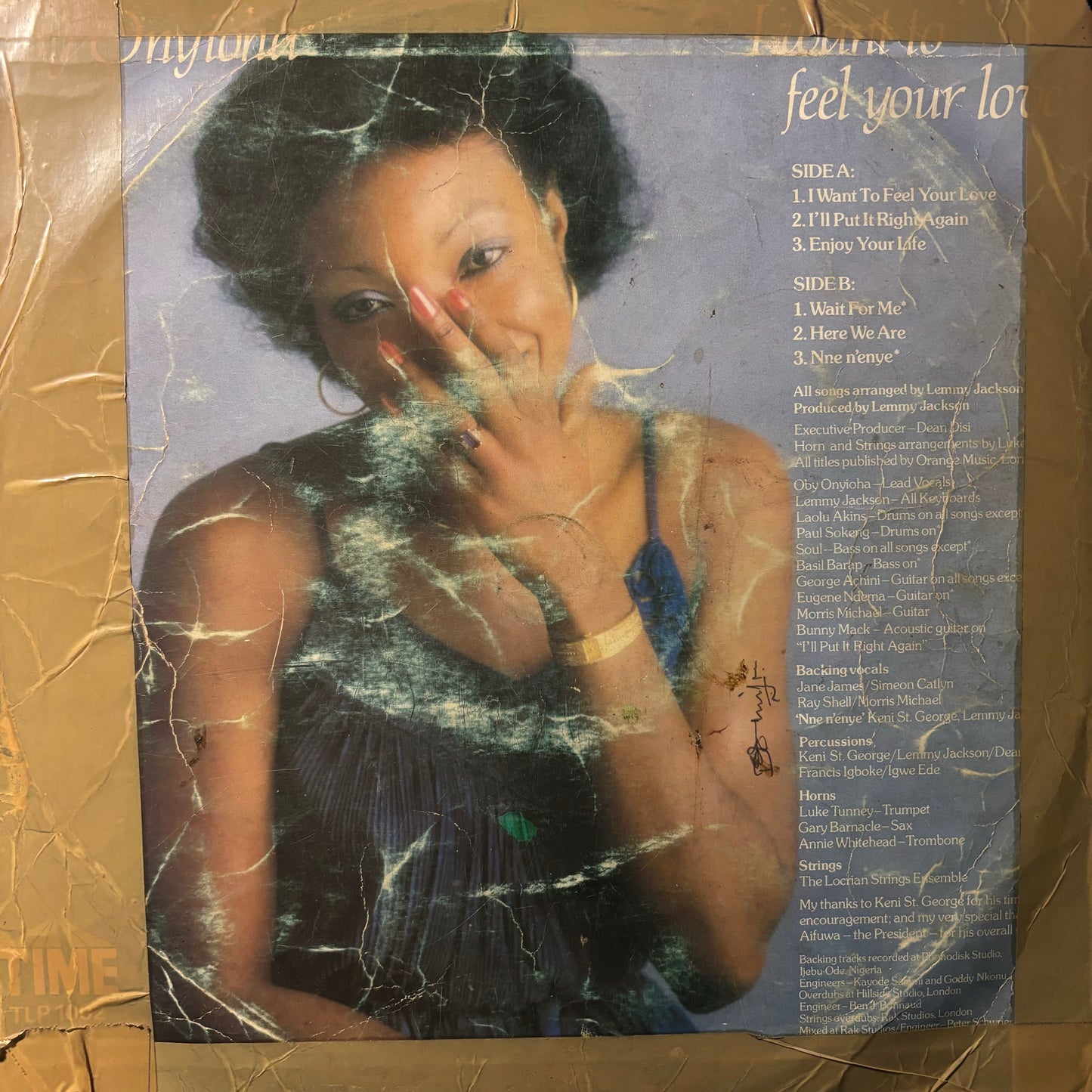 Oby Onyioha ‎– I Want To Feel Your Love (LP, Album - Nigeria)