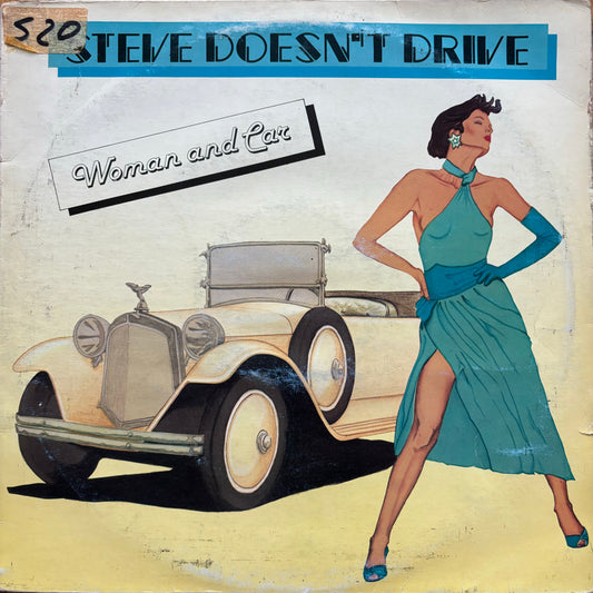 Steve Doesn't Drive - Woman And Car (12", 45 RPM - Italy)