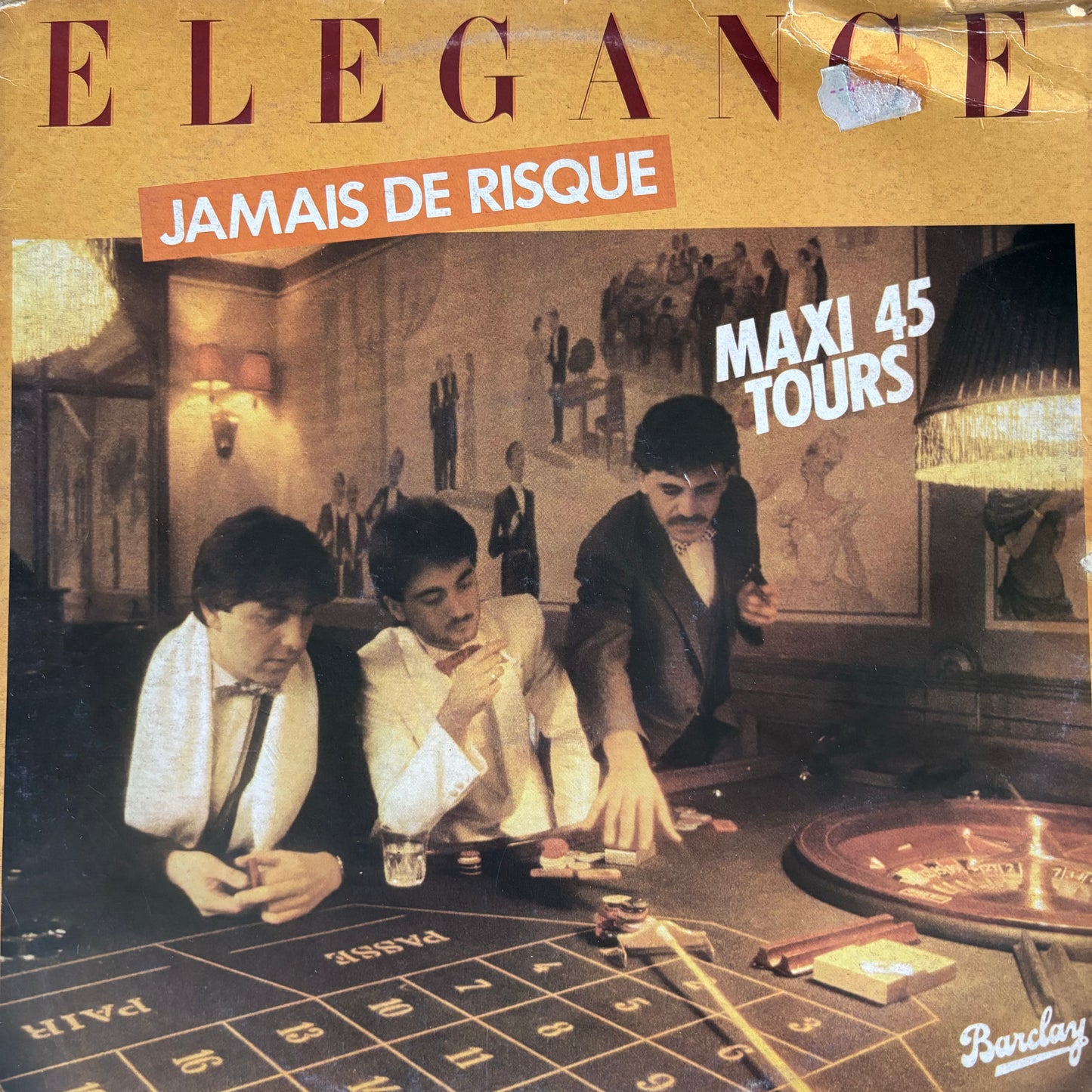 Elegance - Jamais De Risque (12", 45 RPM - Italy)