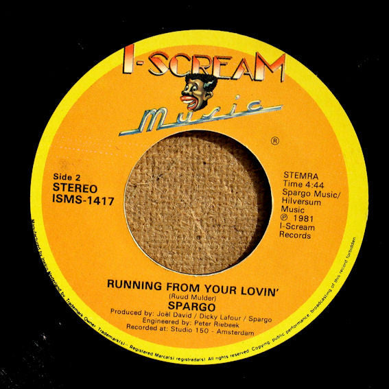 Spargo – One Night Affair (7", Netherlands - 1981)