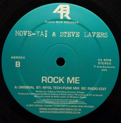 Move-Ya! & Steve Lavers – Rock Me (12", UK - 2005)