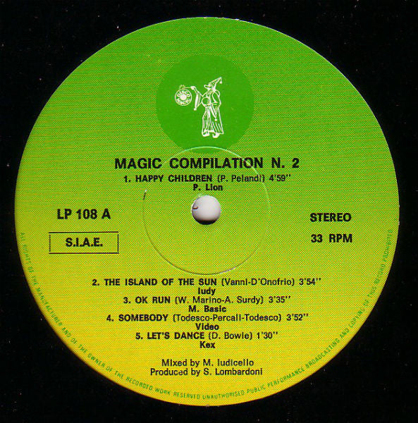Various – Magic Compilation N. 2 (LP, Compilation, Italy - 1984)