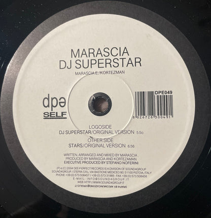 Marascia – DJ Superstar (12", Italy - 2005)