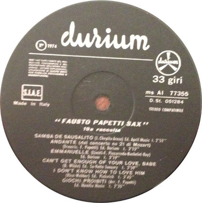 Fausto Papetti – 19ª Raccolta (LP, Album, Italy - 1974)