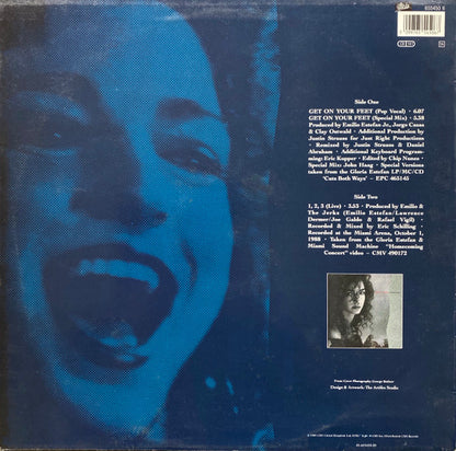 Gloria Estefan – Get On Your Feet (12", Europe - 1989)