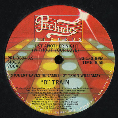 D-Train – Just Another Night (Without Your Love) (12", US - 1985)