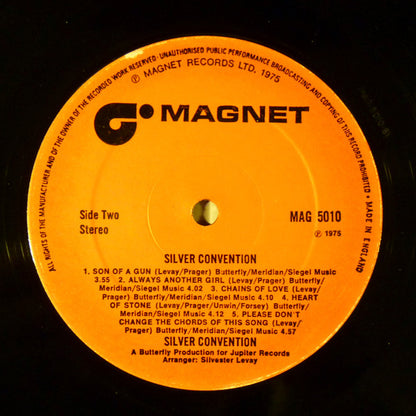 Silver Convention – Discotheque Volume 1 (LP, Album, UK - 1975)