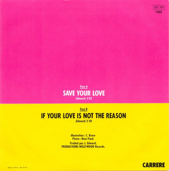 Renée & Renato – Save Your Love (7", France - 1982)