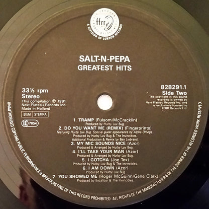 Salt 'N' Pepa – The Greatest Hits (LP, Compilation, Europe - 1991)