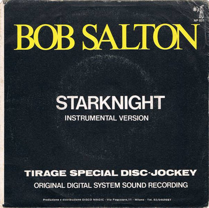 Bob Salton (2) – Starknight (7", Italy - 1983)