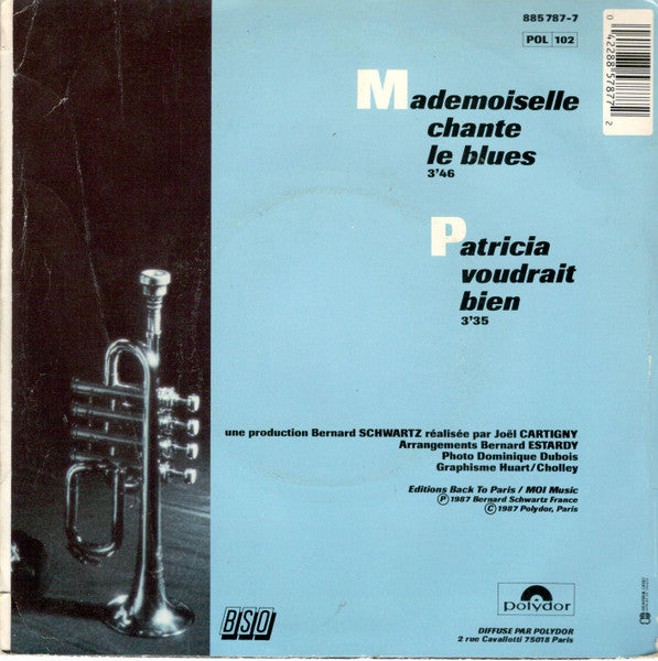 Patricia Kaas – Mademoiselle Chante Le Blues (7", France - 1987)