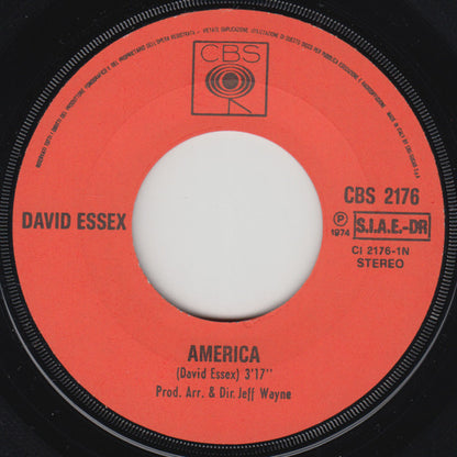 David Essex – America (7", Italy - 1974)