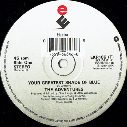 The Adventures – Your Greatest Shade Of Blue (12", UK - 1990)