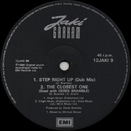 Jaki Graham – Step Right Up (12", UK - 1986)