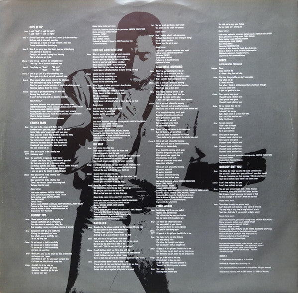 Roachford – Roachford (LP, Album, Europe - 1988)
