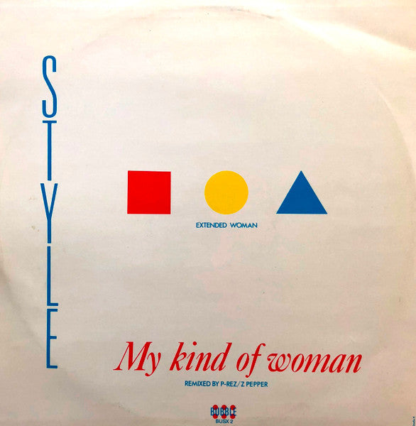 Style (4) – Vision Av Kärlek (Förlängd Vision) / My Kind Of Woman (Extended Vision) (12", Sweden - 1985)