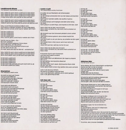 Bauer, Garn & Dyke – Sturmfrei (LP, Album, Germany - 1979)