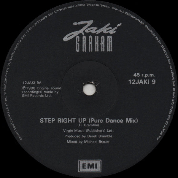 Jaki Graham – Step Right Up (12", UK - 1986)