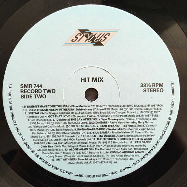 Various – Hit Mix (LP, UK - 1987)
