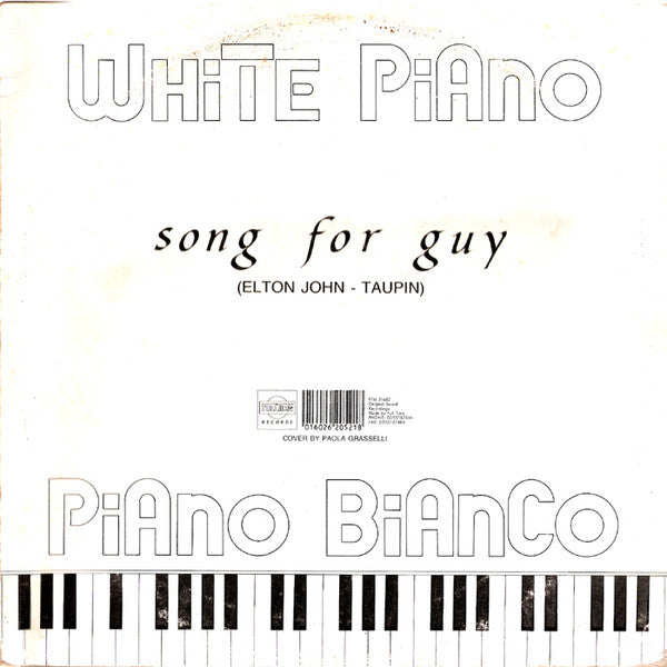 White Piano, Piano Bianco – Song For Guy (12", Italy - 1990)