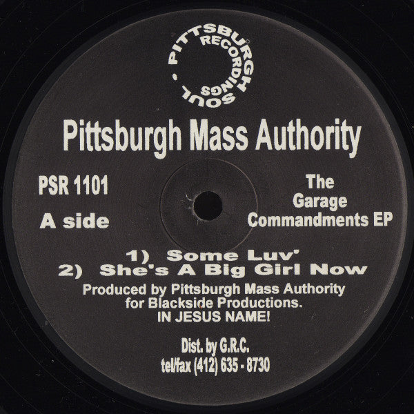 Pittsburgh Mass Authority – The Garage Commandments EP (12", US - 1997)