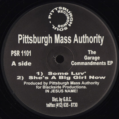 Pittsburgh Mass Authority – The Garage Commandments EP (12", US - 1997)