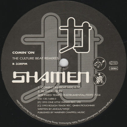 The Shamen – Comin' On (Remixed By Culture Beat) (12", Germany - 1993)