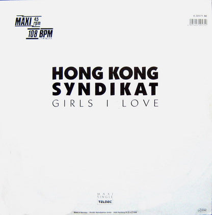 Hongkong Syndikat – Girls I Love (12", Germany - 1986)