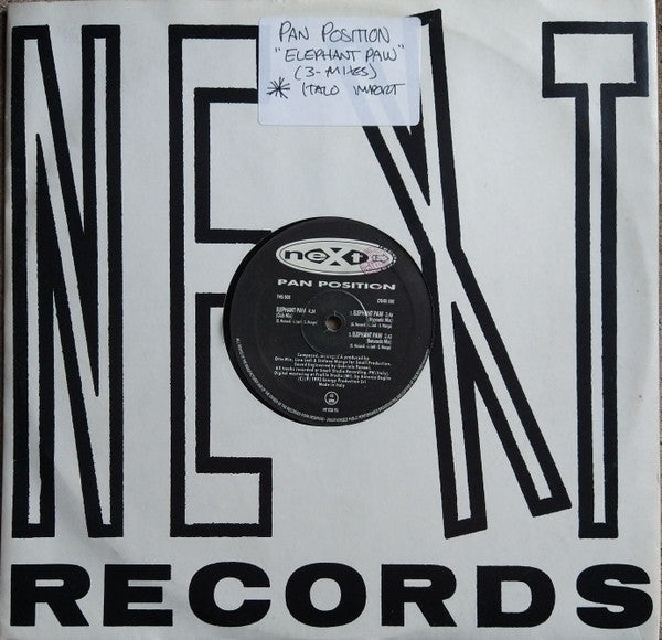 Pan Position – Elephant Paw (12", Italy - 1993)