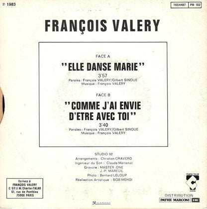 François Valéry – Elle Danse Marie (7", France - 1983)