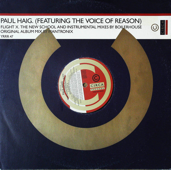 Paul Haig, The Voice Of Reason – Flight X (12", UK - 1991)