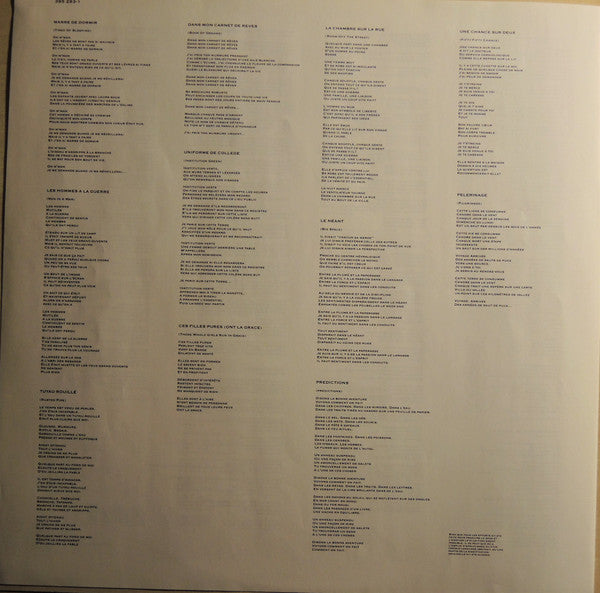 Suzanne Vega – Days Of Open Hand (LP, Album, Europe - 1990)