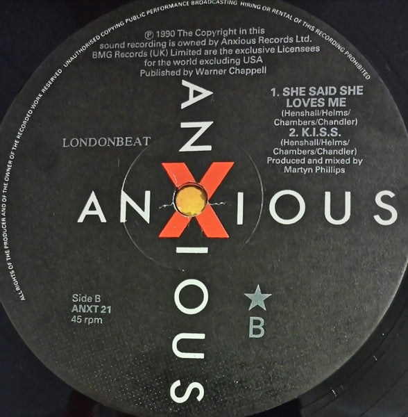 Londonbeat – A Better Love (12", UK & Europe - 1990)