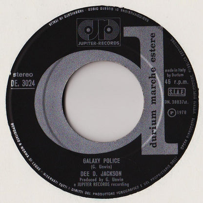 Dee D. Jackson – Meteor Man (7", Italy - 1978)
