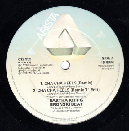Eartha Kitt, Bronski Beat – Cha Cha Heels (Remix Version) (12", UK - 1989)