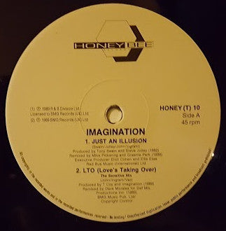 Imagination – Just An Illusion (The 1989 Remix) / LTO (Love's Taking Over) (12", UK - 1989)
