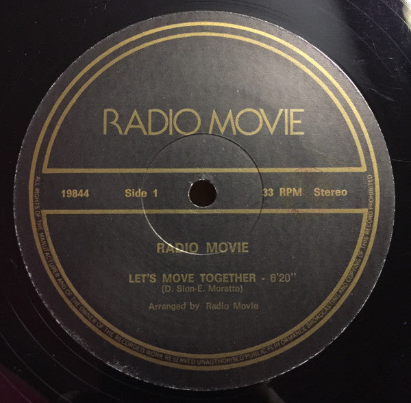 Radio Movie – Let's Move Together (12", Italy - 1984)