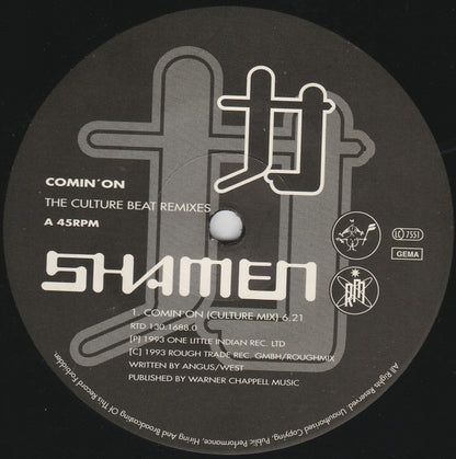 The Shamen – Comin' On (Remixed By Culture Beat) (12", Germany - 1993)