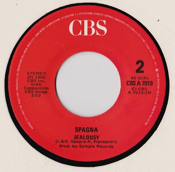 Ivana Spagna – Easy Lady (7", Italy - 1986)