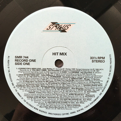 Various – Hit Mix (LP, UK - 1987)
