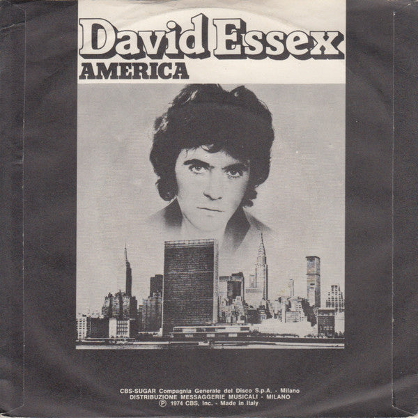 David Essex – America (7", Italy - 1974)