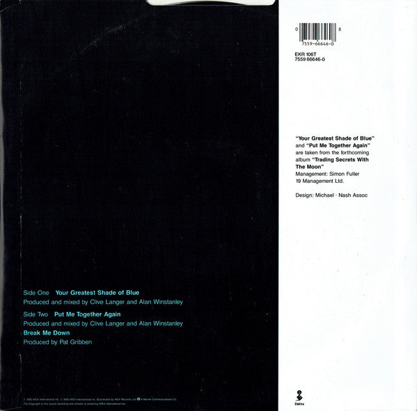 The Adventures – Your Greatest Shade Of Blue (12", UK - 1990)